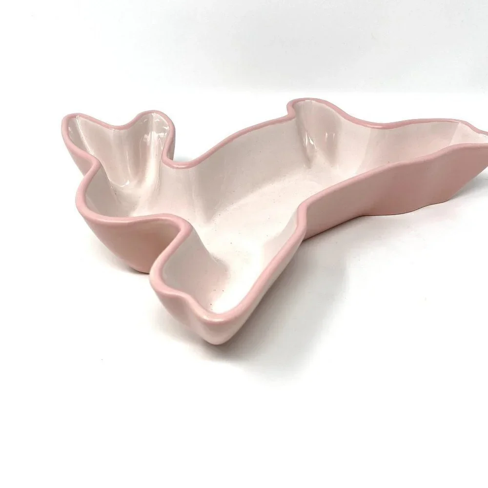 Target Ceramic Bunny Dish Treats Candy Easter Springtime